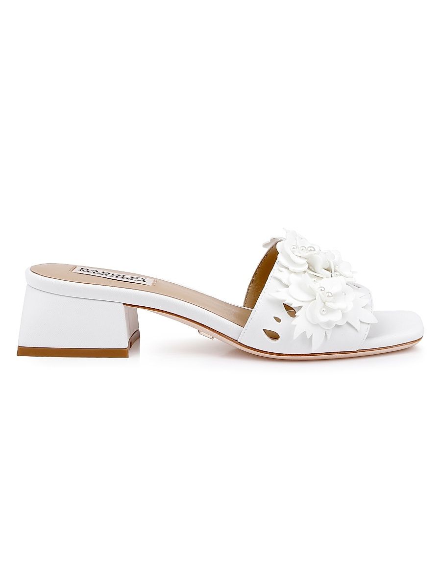 Women's Oralia 40MM Floral Sandals - White - Size 11
