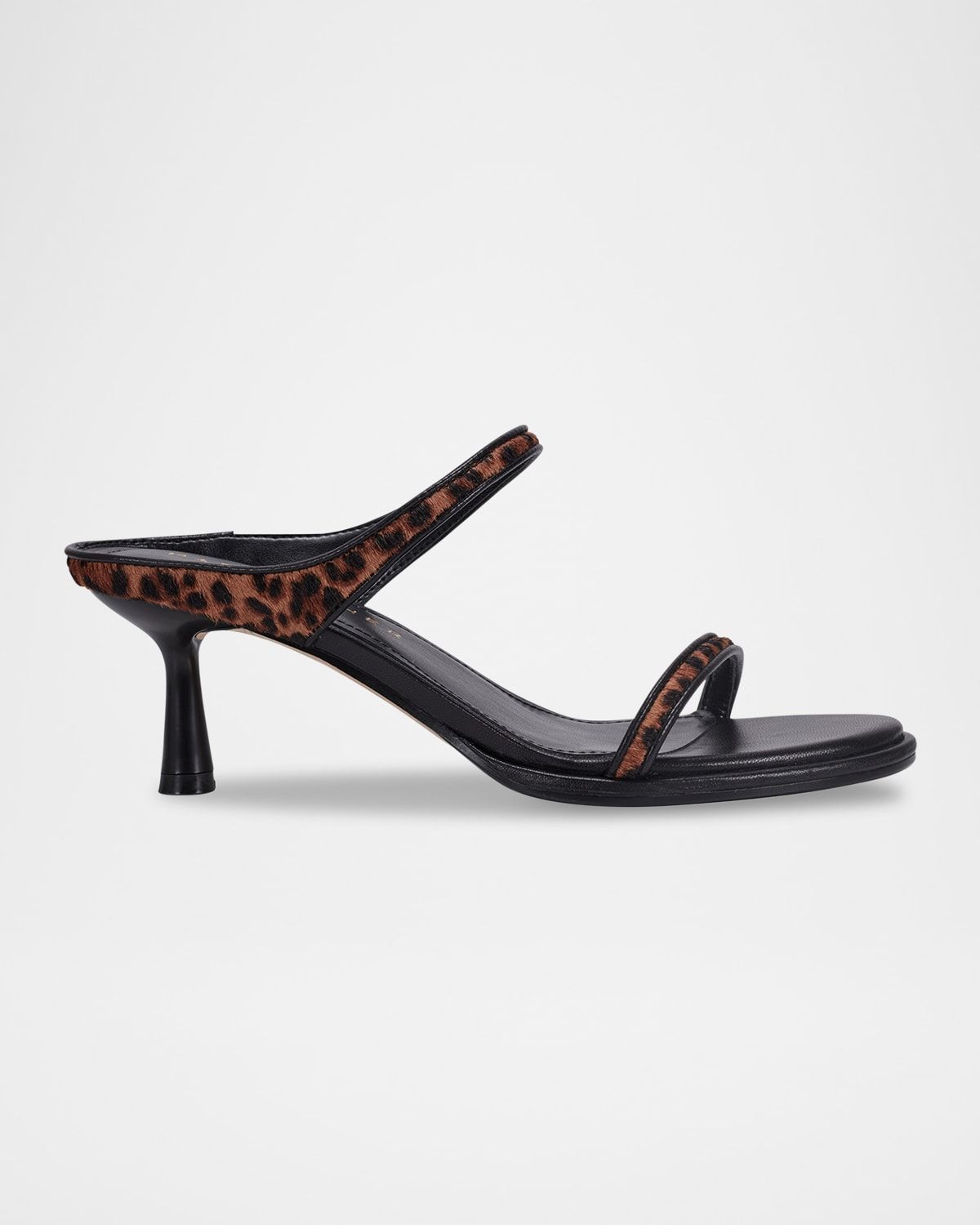 Alonde Leopard Calf Hair Sandals