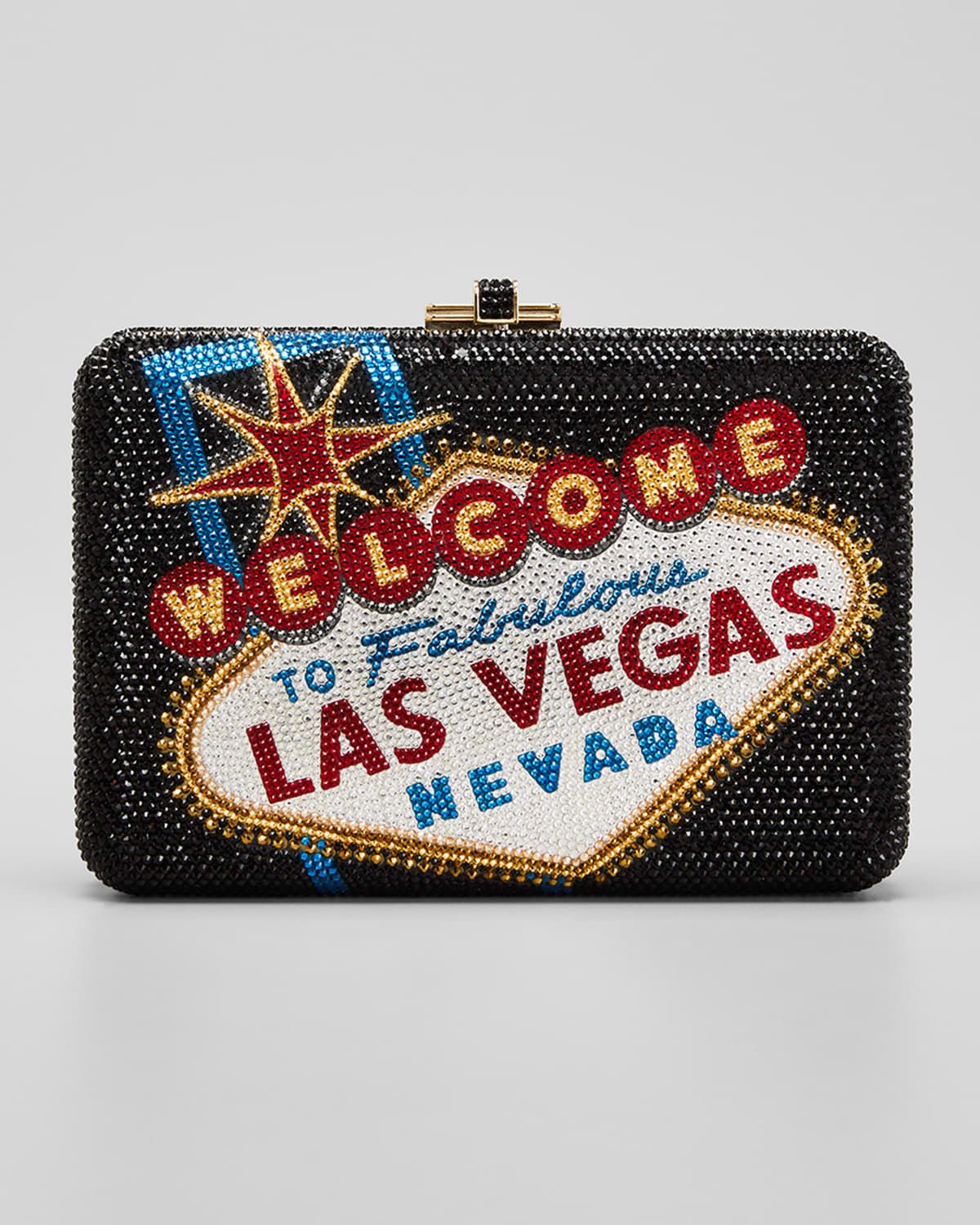 Welcome To Vegas Beaded Clutch Bag