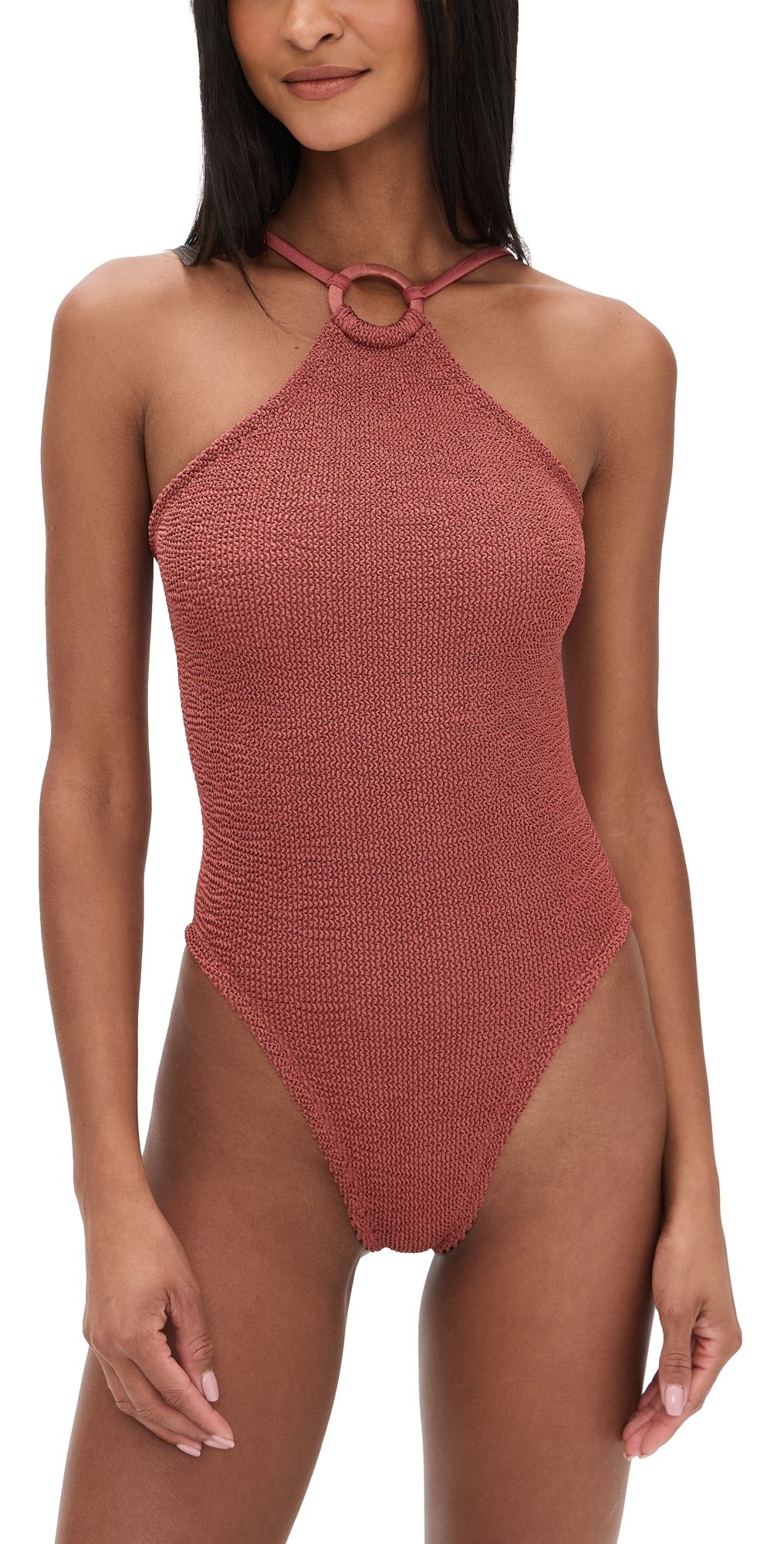 Hunza G Jasmine One Piece Black One Size