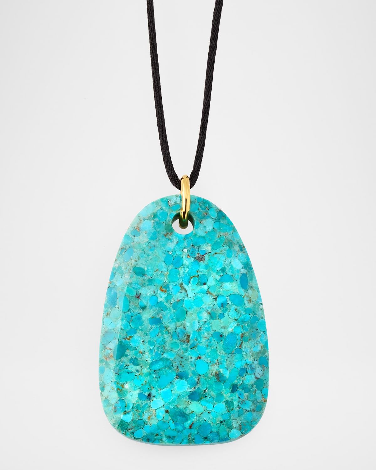 Turquoise Adjustable Pendant Necklace