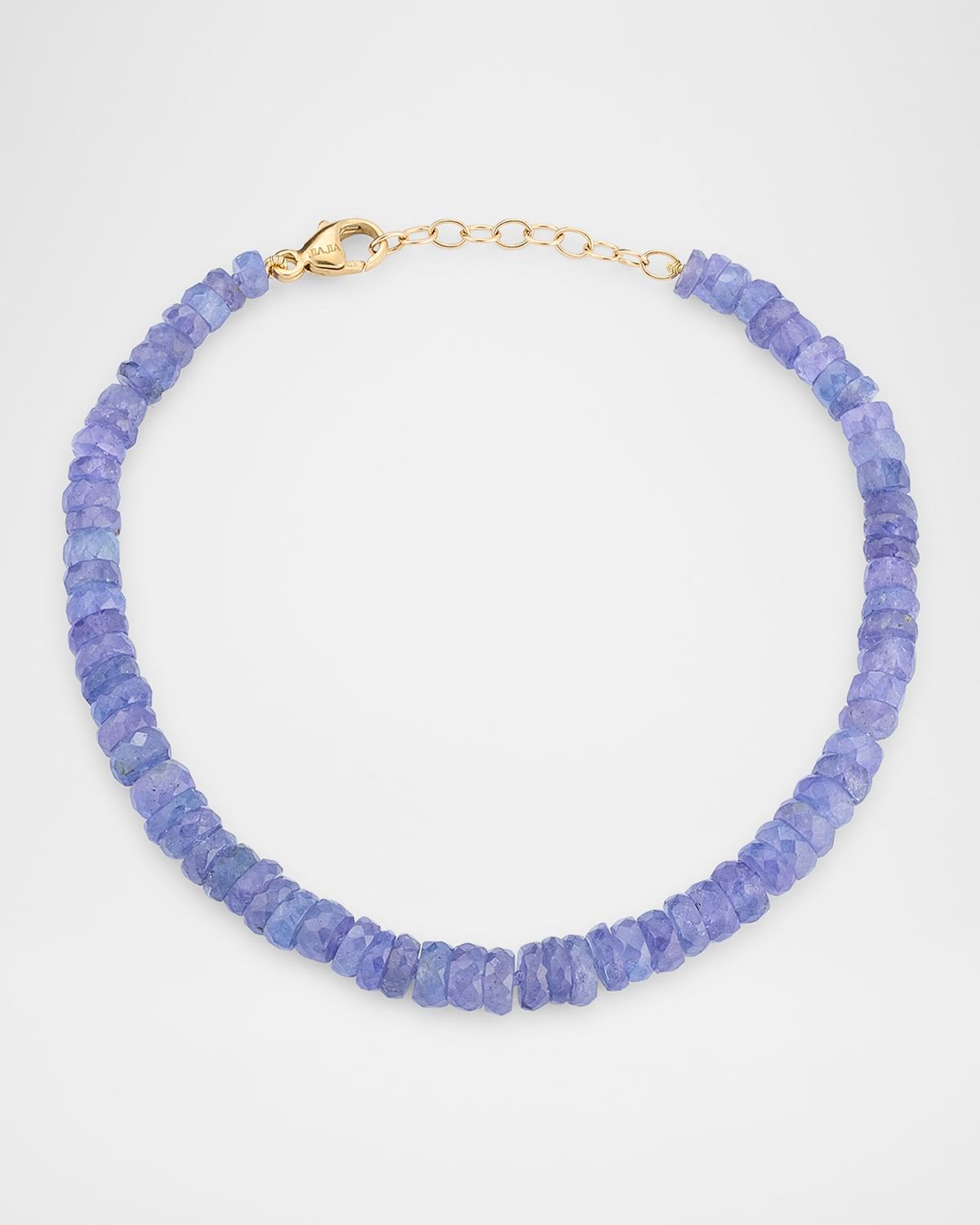 Tanzanite Fancy-Cut Bead Bracelet