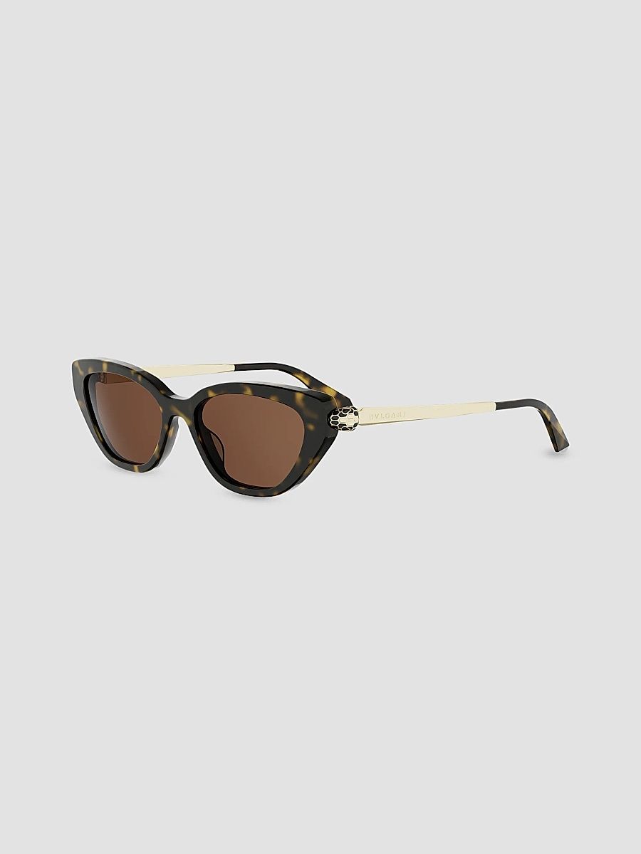 Women's Serpenti Forever 52MM Cat-Eye Sunglasses - Brown