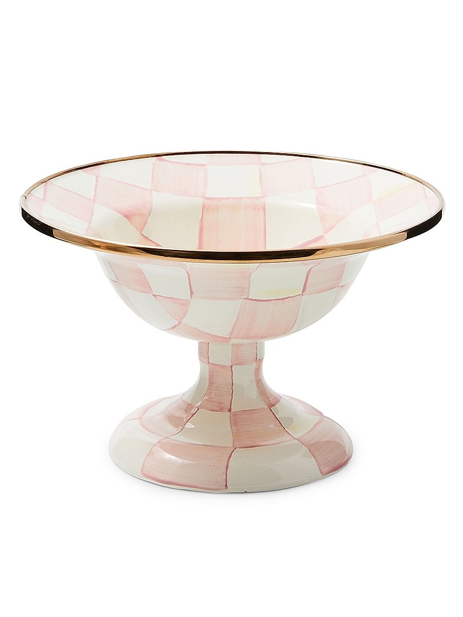Small Rosy Check Compote Bowl
