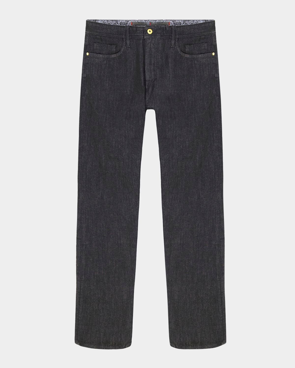 Men & apos;s Feragen Denim Straight Fit Five-Pocket Pants