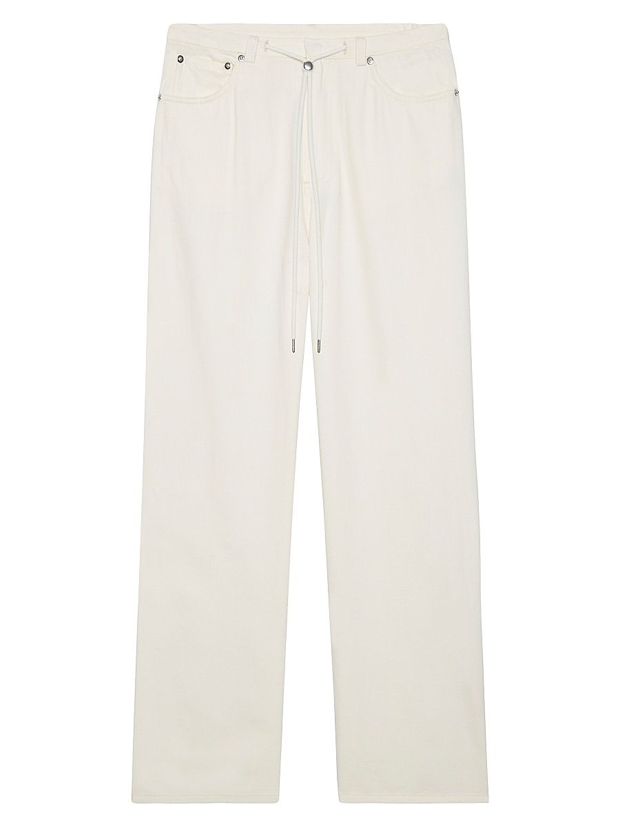 Women's Normandie Cotton-Blend Pants - Ivory - Size 14
