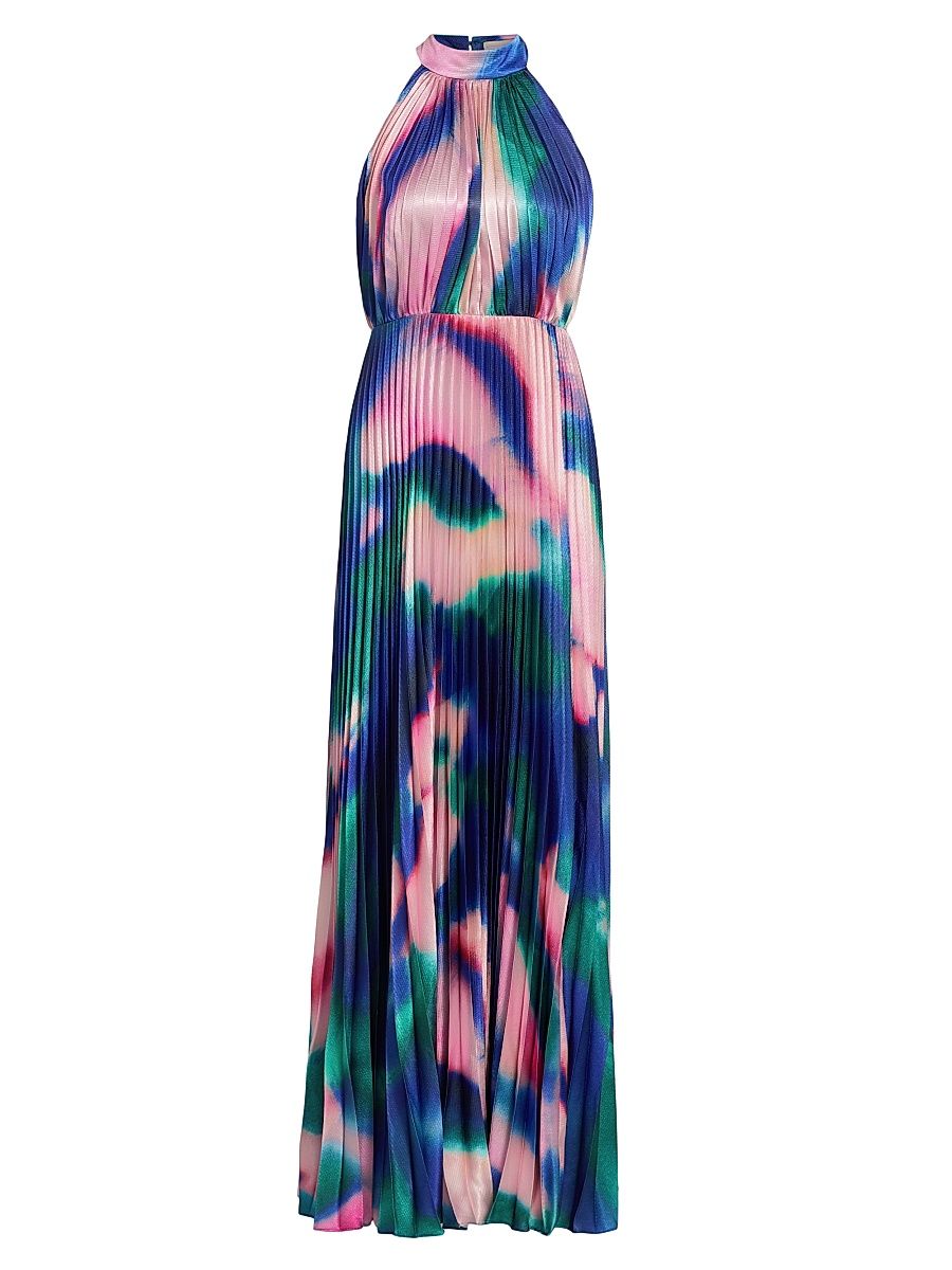 Women's Jacqueline Maxi Dress - Watercolor Sky - Size 14