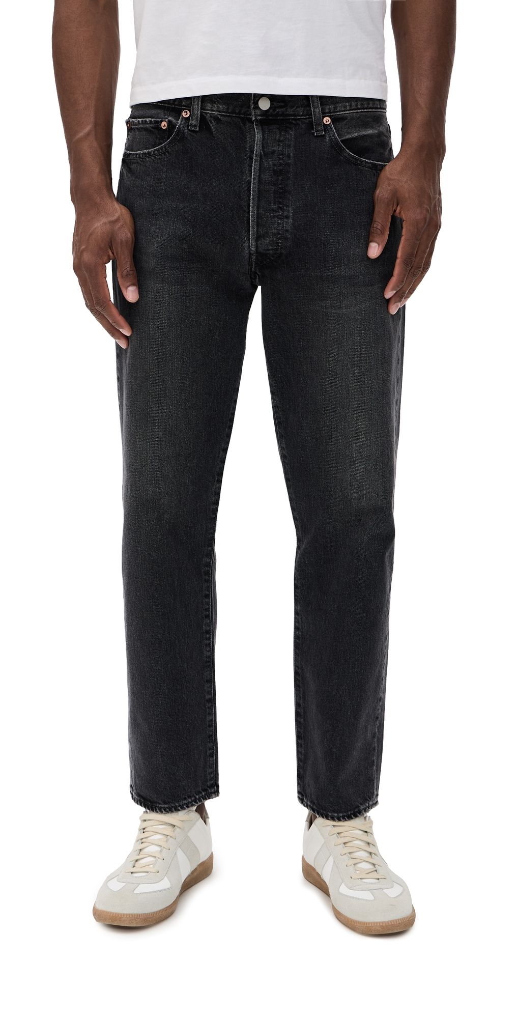 Aaron Levine 60s Straight Denim Jeans Vintage Black 34