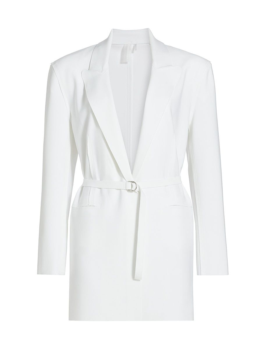 Women's Easy Fit Sack Minidress - Snow White - Size Large