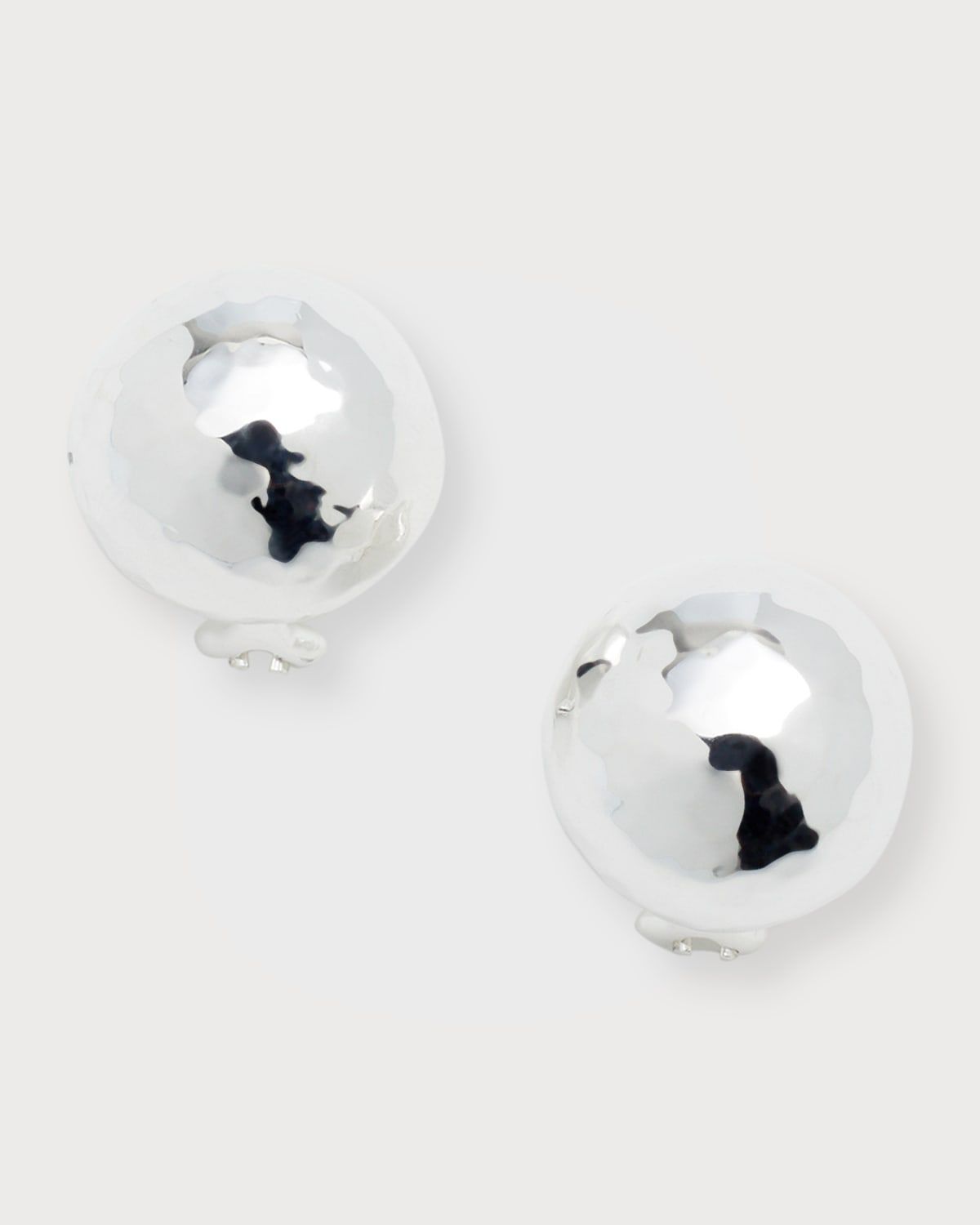 Pinball Stud Earrings in Sterling Silver