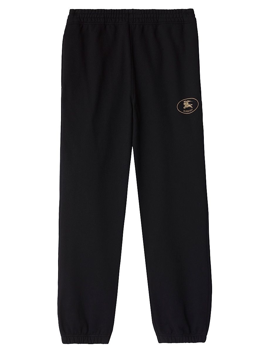 Men's Sid Knight Stamp Cotton Jogger Sweatpants - Black - Size XXL