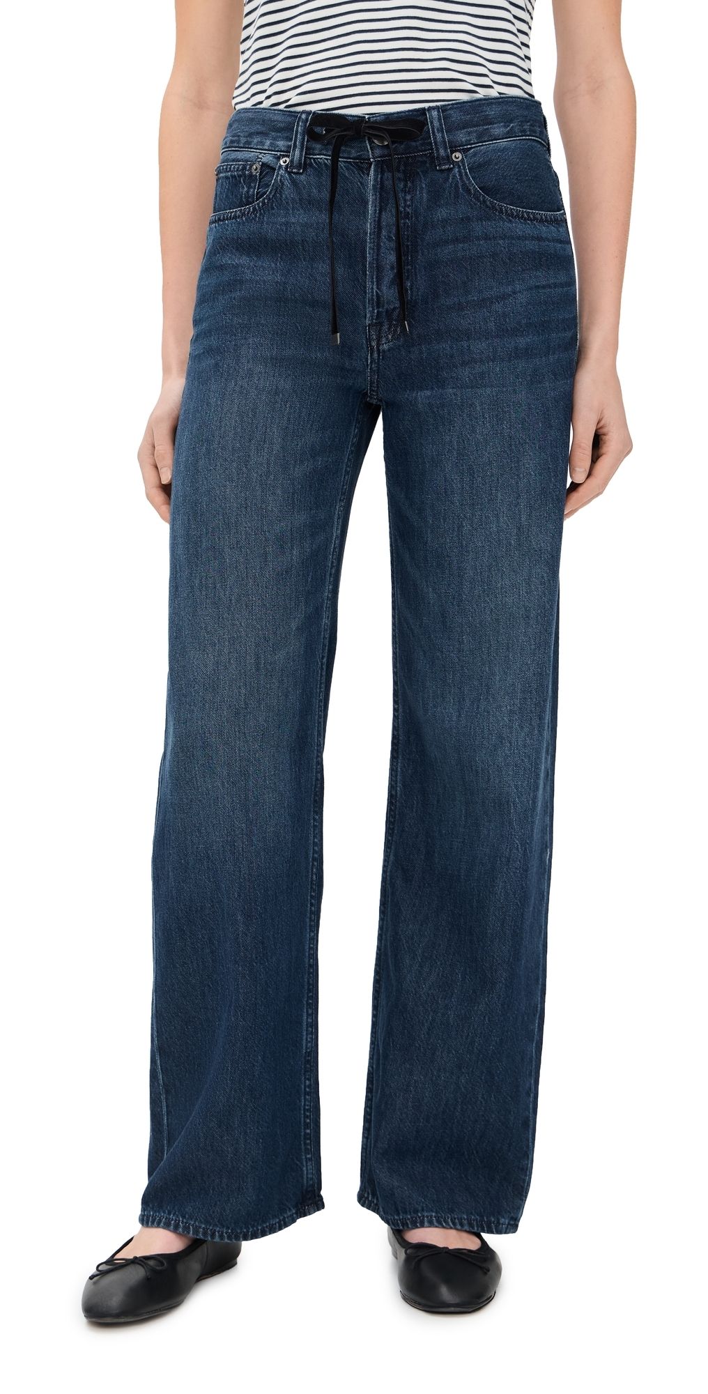 Madewell Low-Slung Baggy Jeans in Airy Denim Allenham Wash 25