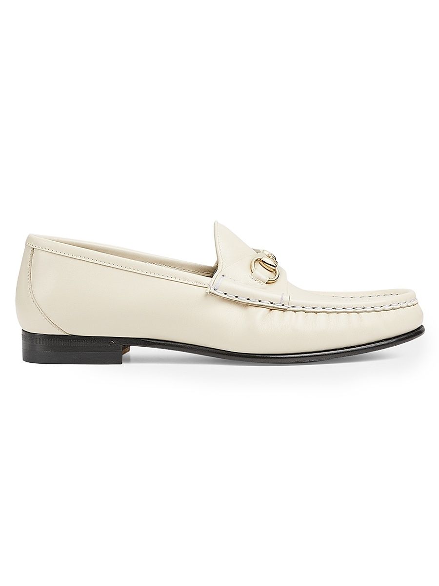 Women's Betis Glam Leather Bit Loafers - Ivory - Size 6