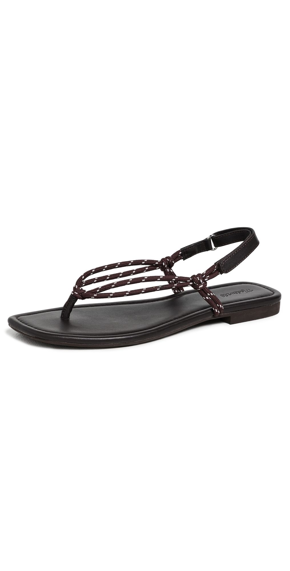 Madewell Aliyah Paracord Sandals Dark Carob 6.5