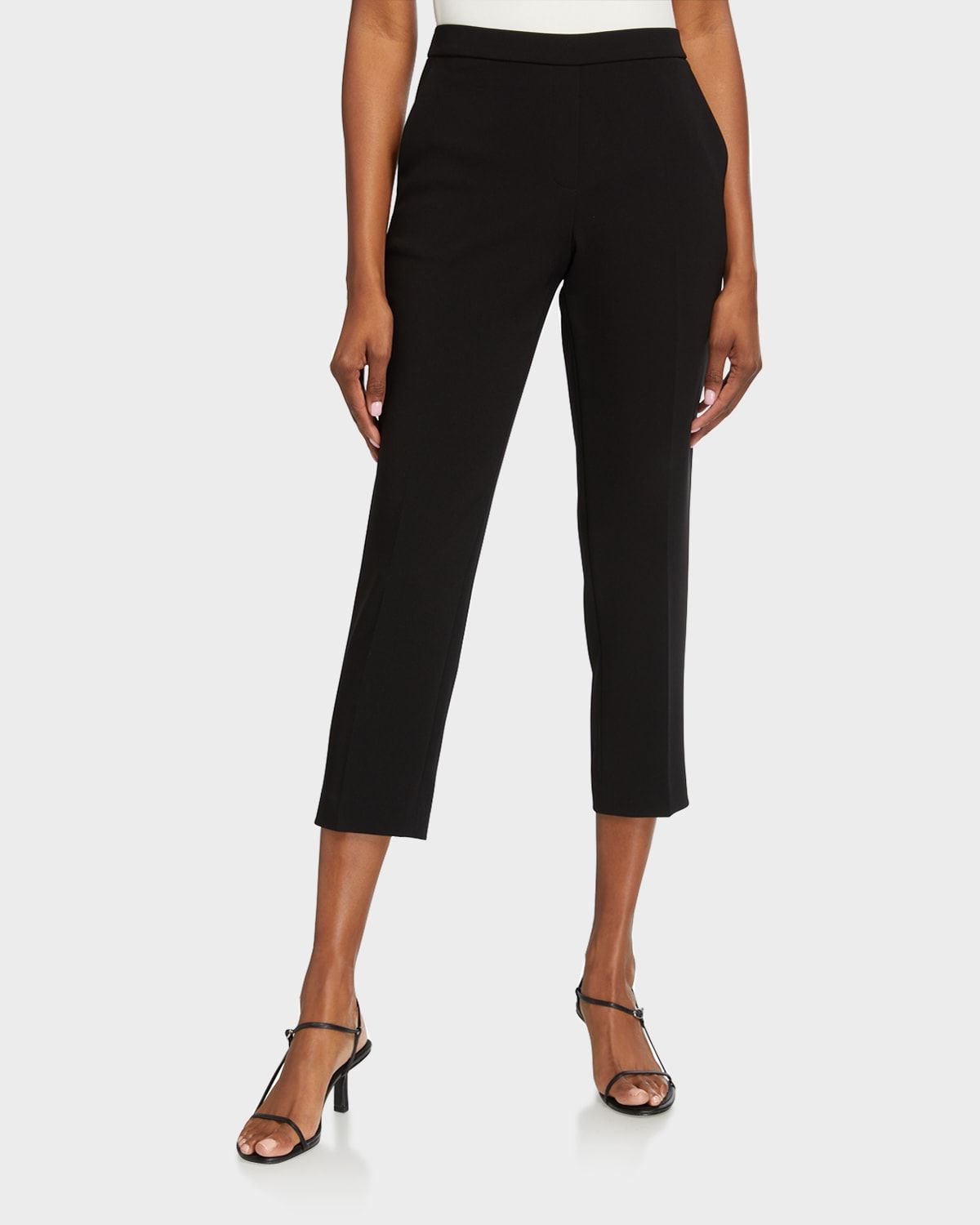 Treeca Cropped Pull-On Pants