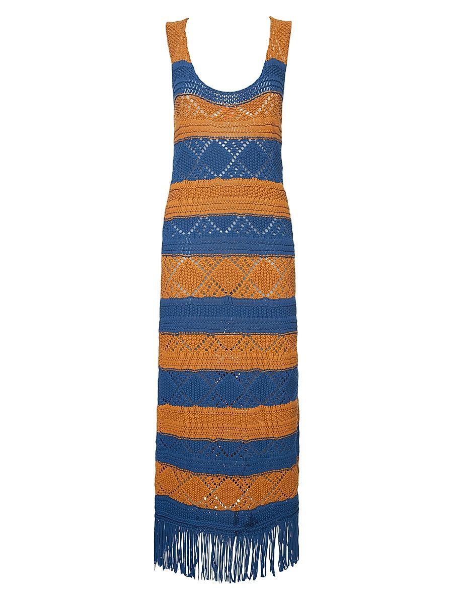 Women's The Yarn Dress - Solid Blue Petrol - Size XS