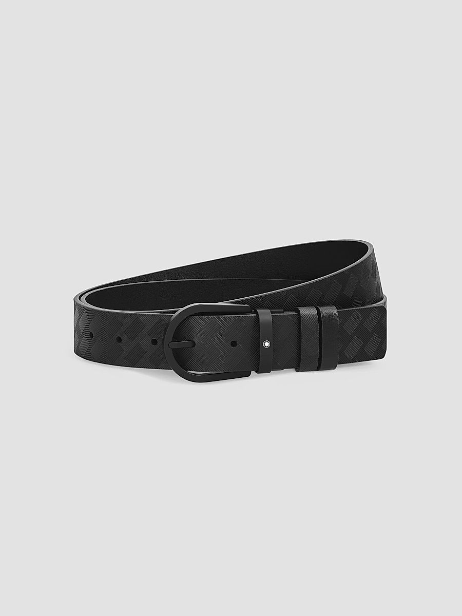 Men's Reversible Leather Belt - Brown