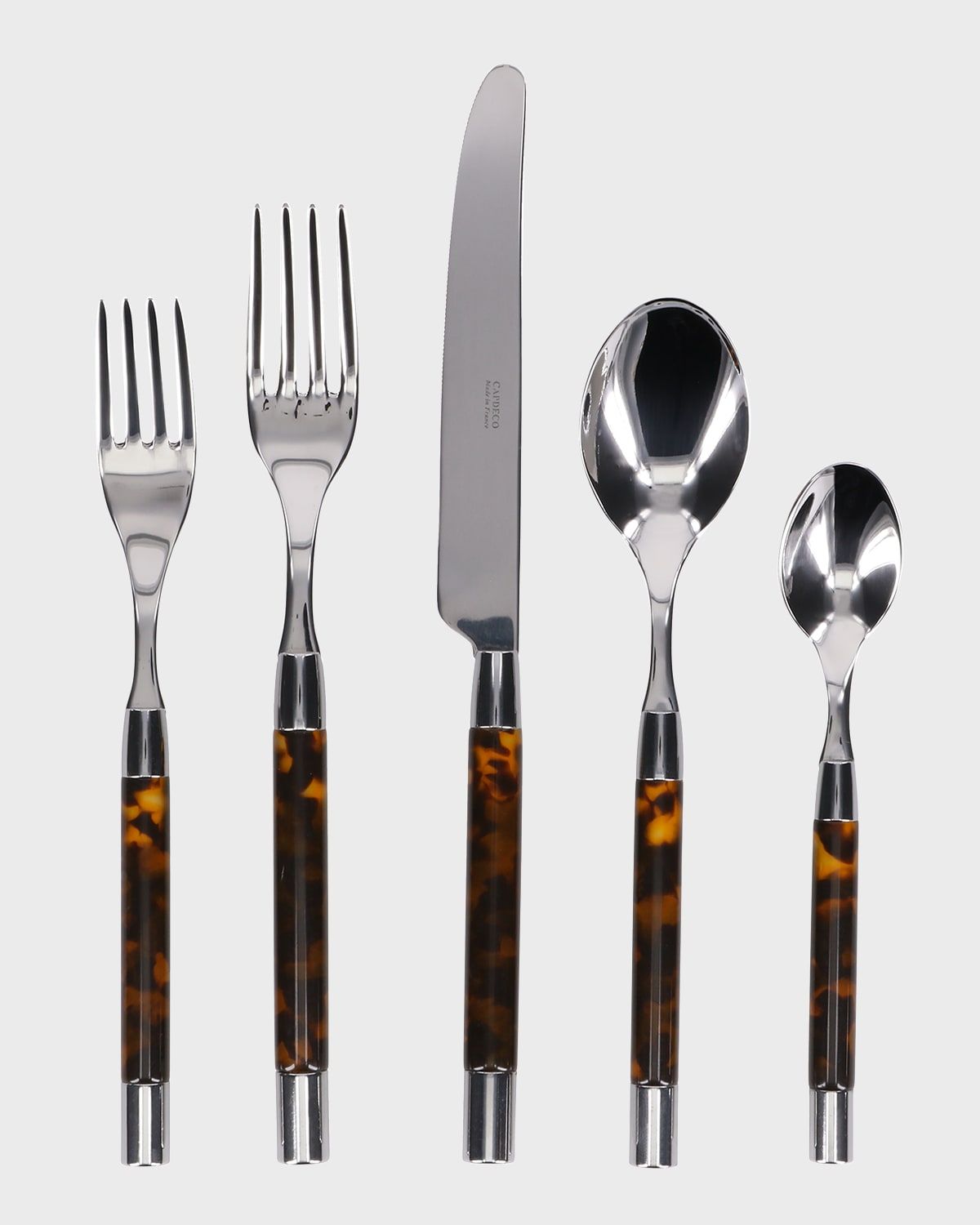 Conty 5-Piece Place Setting, Tortoise