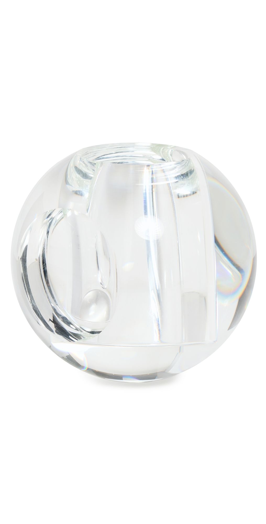 Tizo Design Large Crystal Round Bubble Glass Vase Round Bubble Clear One Size