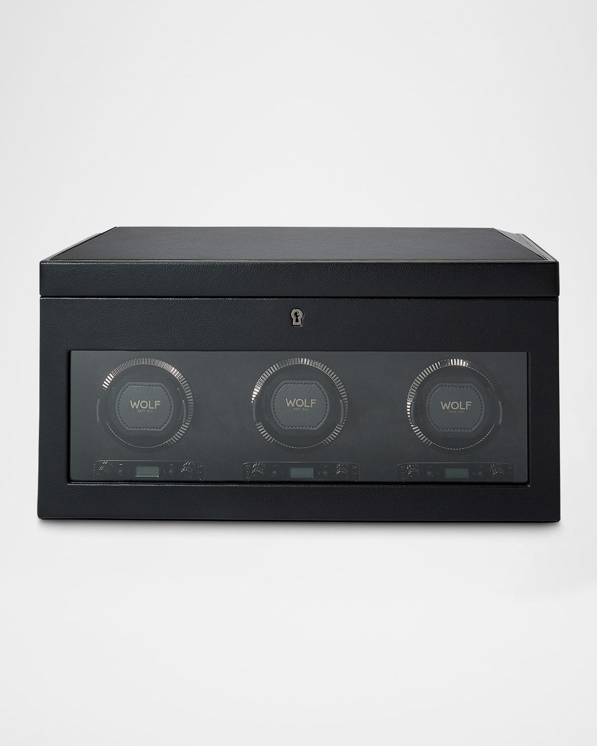 British Racing Triple Watch Winder with Storage