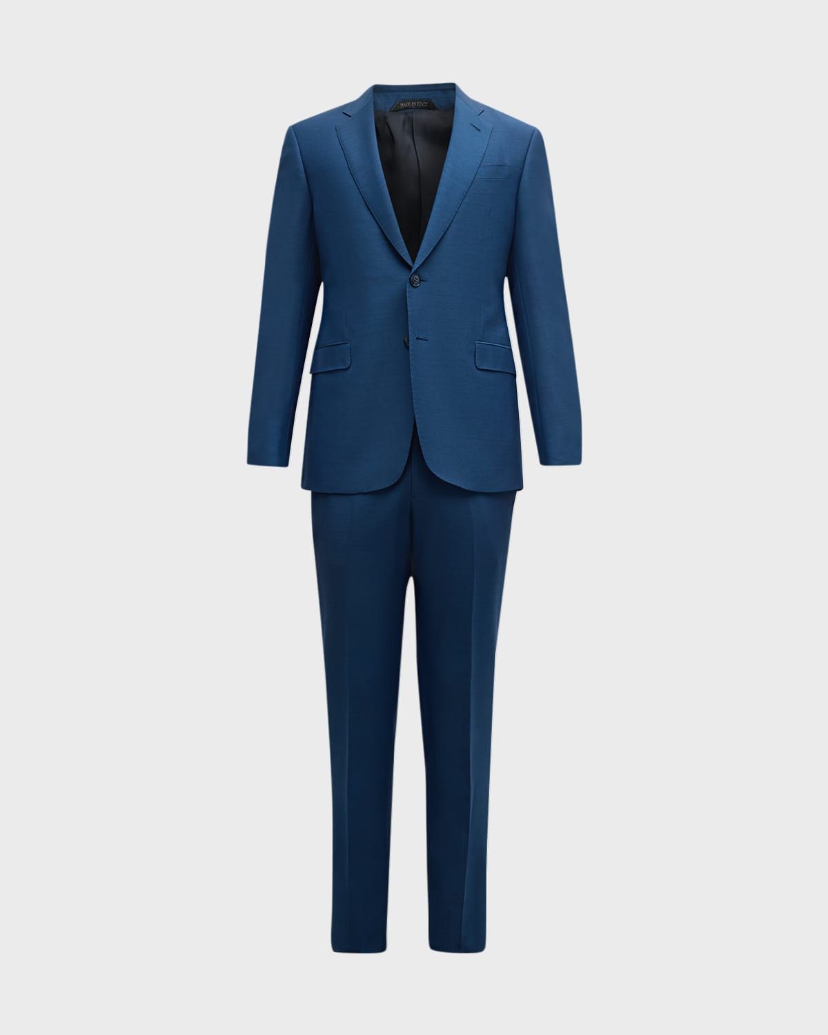 Men & apos;s Solid Wool-Blend Suit