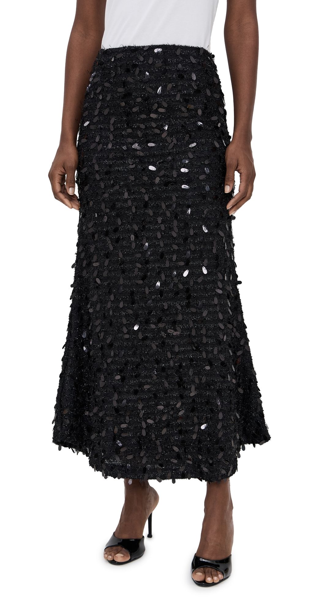 Bailey Rose Black Maxi Skirt Black M