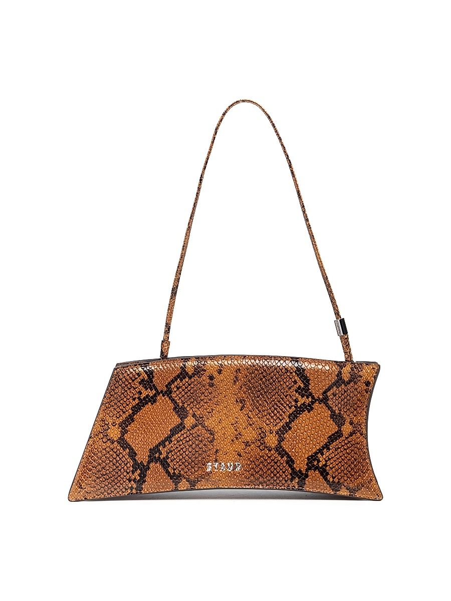 Women's Coco Snakeskin-Print Leather Shoulder Bag - Snake