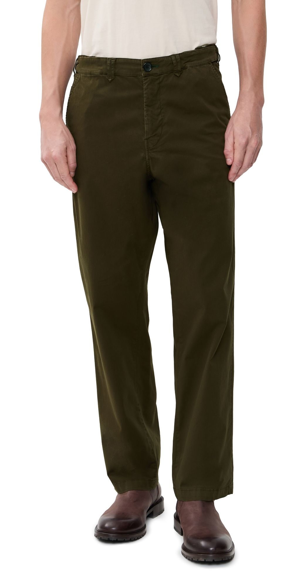 PS Paul Smith Flex Waist Trousers Dark Green XL