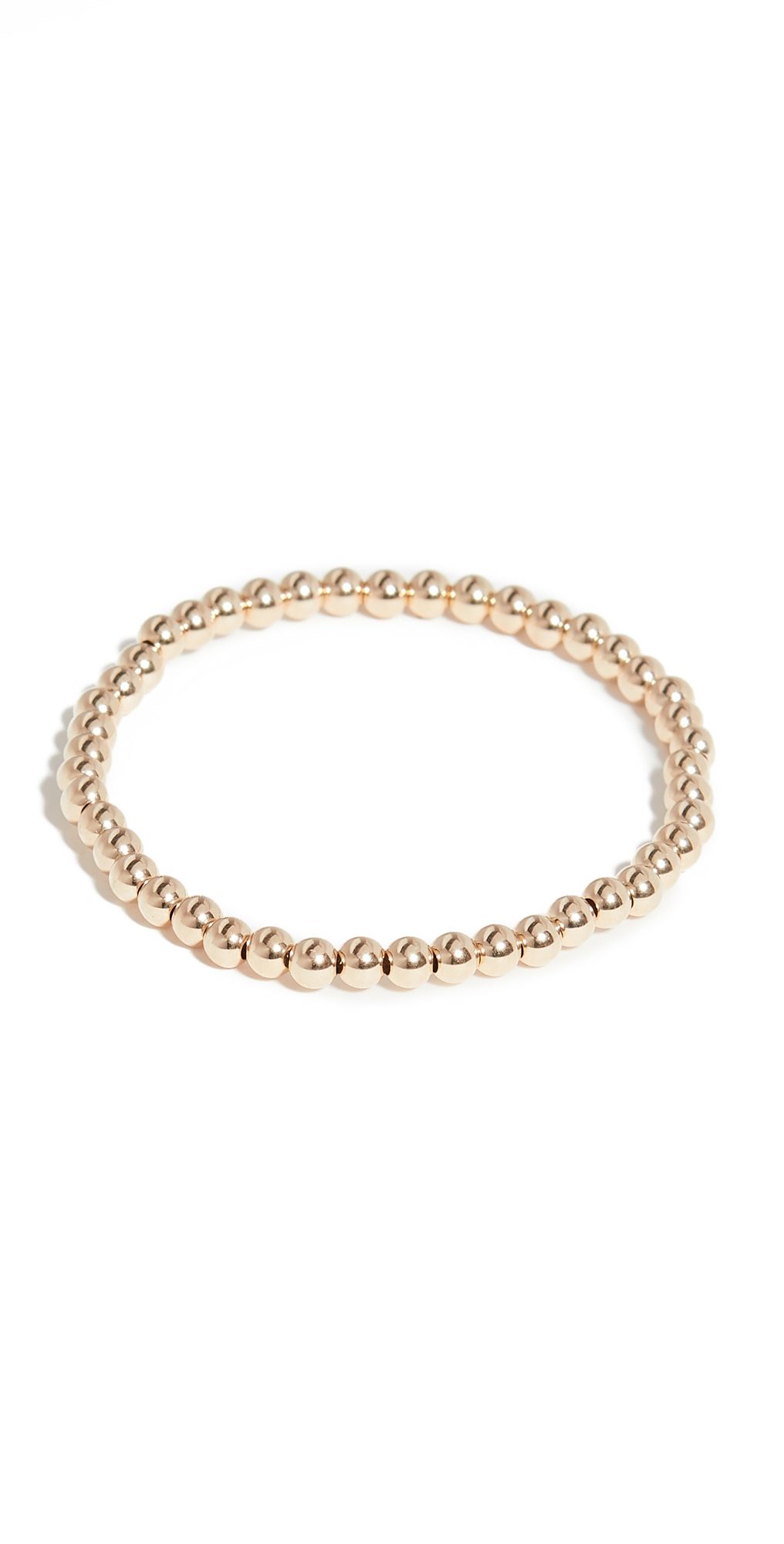 Alexa Leigh 4mm Gold Bracelet Yellow Gold One Size