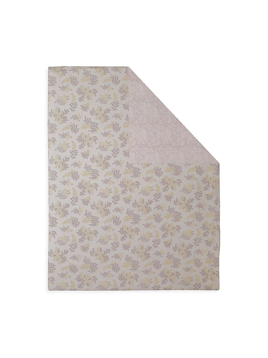 Mimosa Duvet Cover & Sham Collection - Multicolour On White - Size Queen