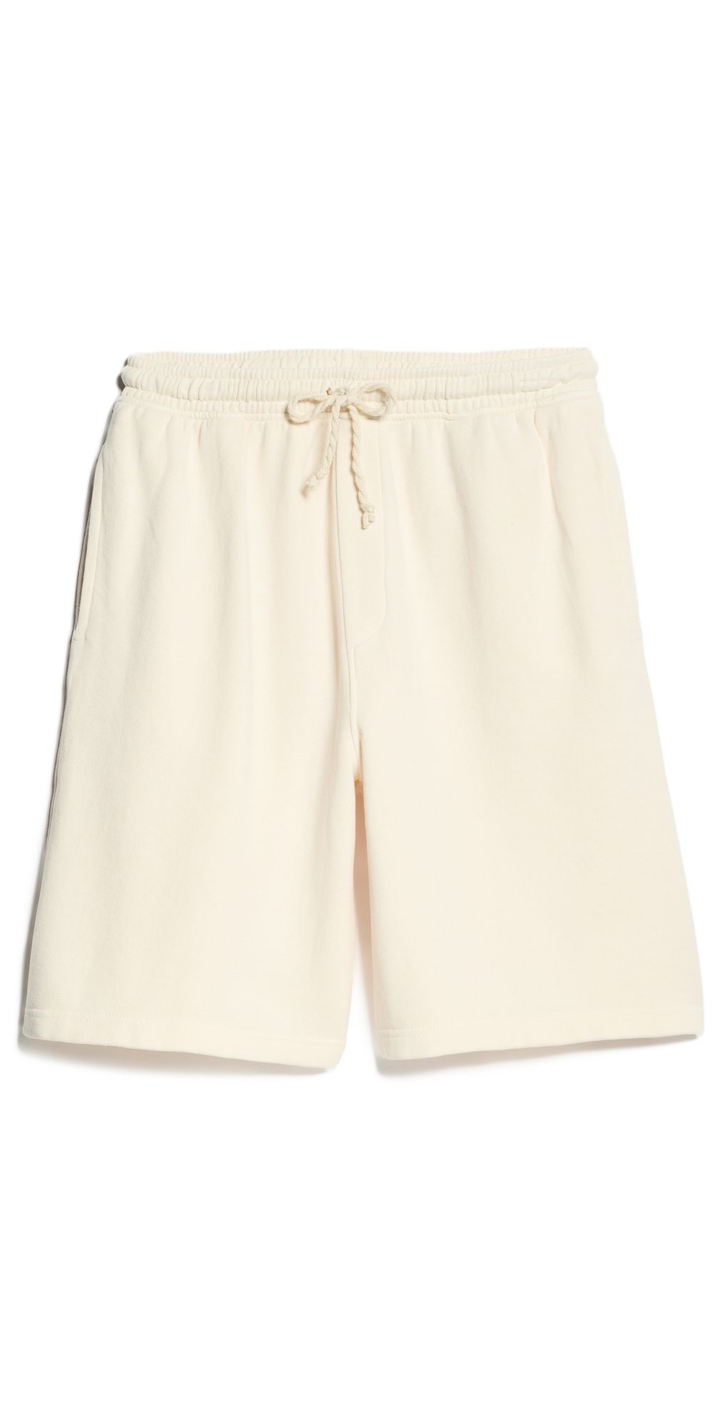 The Elder Statesman Unisex Daily Shorts Ecru S