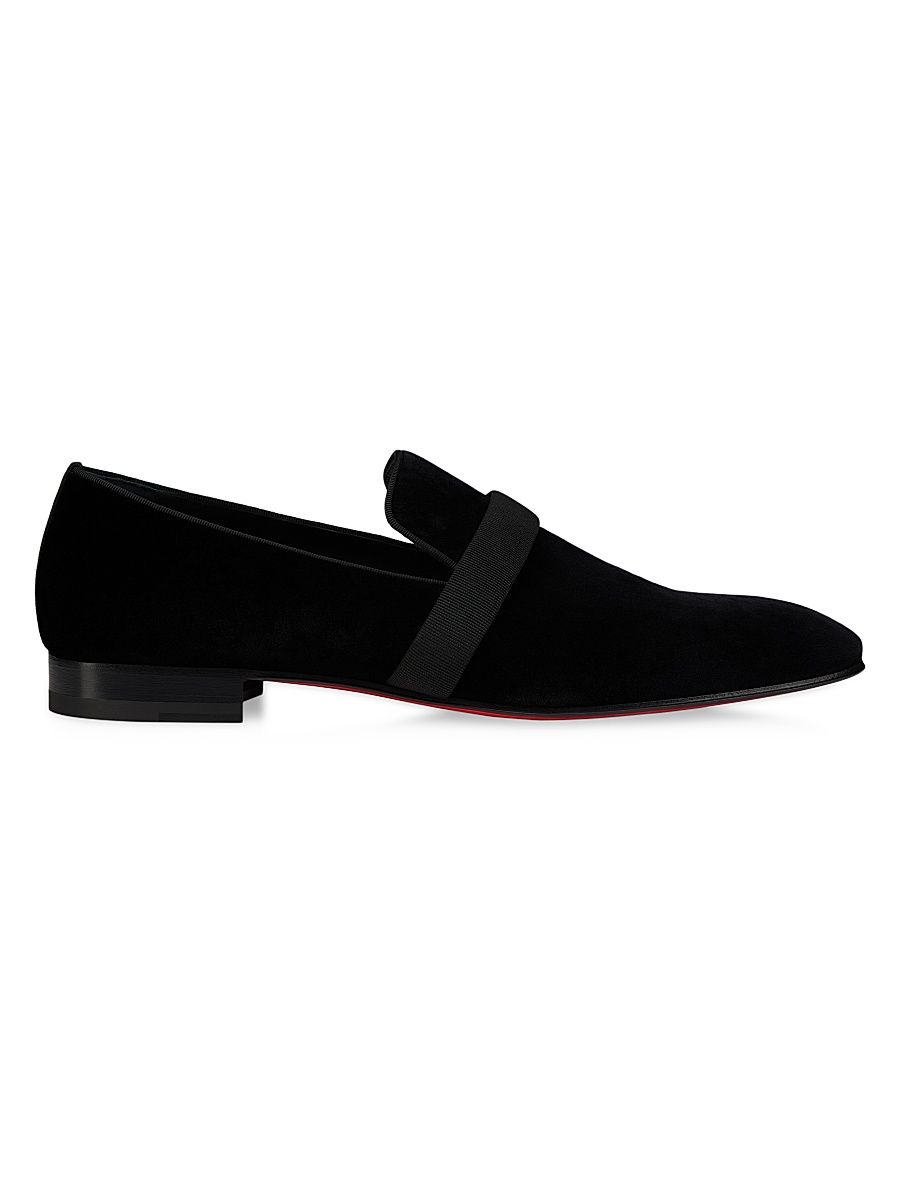 Christian Louboutin Men's Dandydeco Loafers - Black - Size 13.5