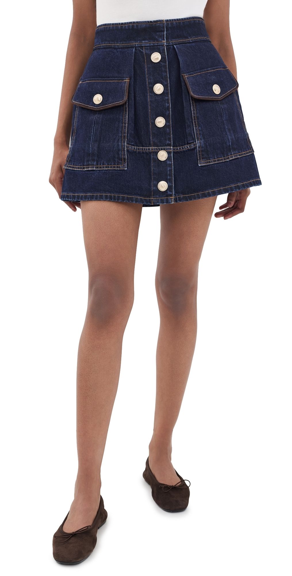 Cara Cara Fatima Skirt Blue Wash Denim 10