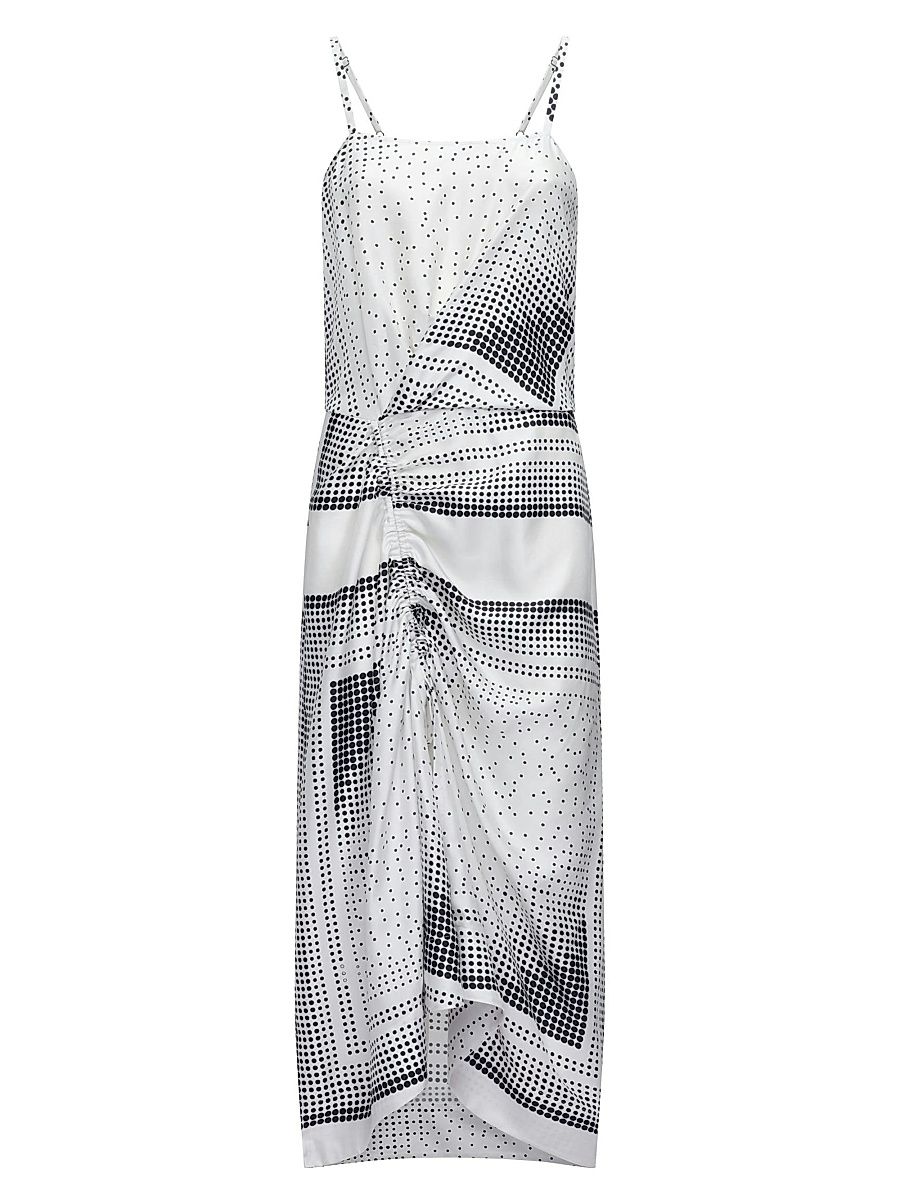 Callas Milano Women's Angie Camisole Dress - White Black - Size 10