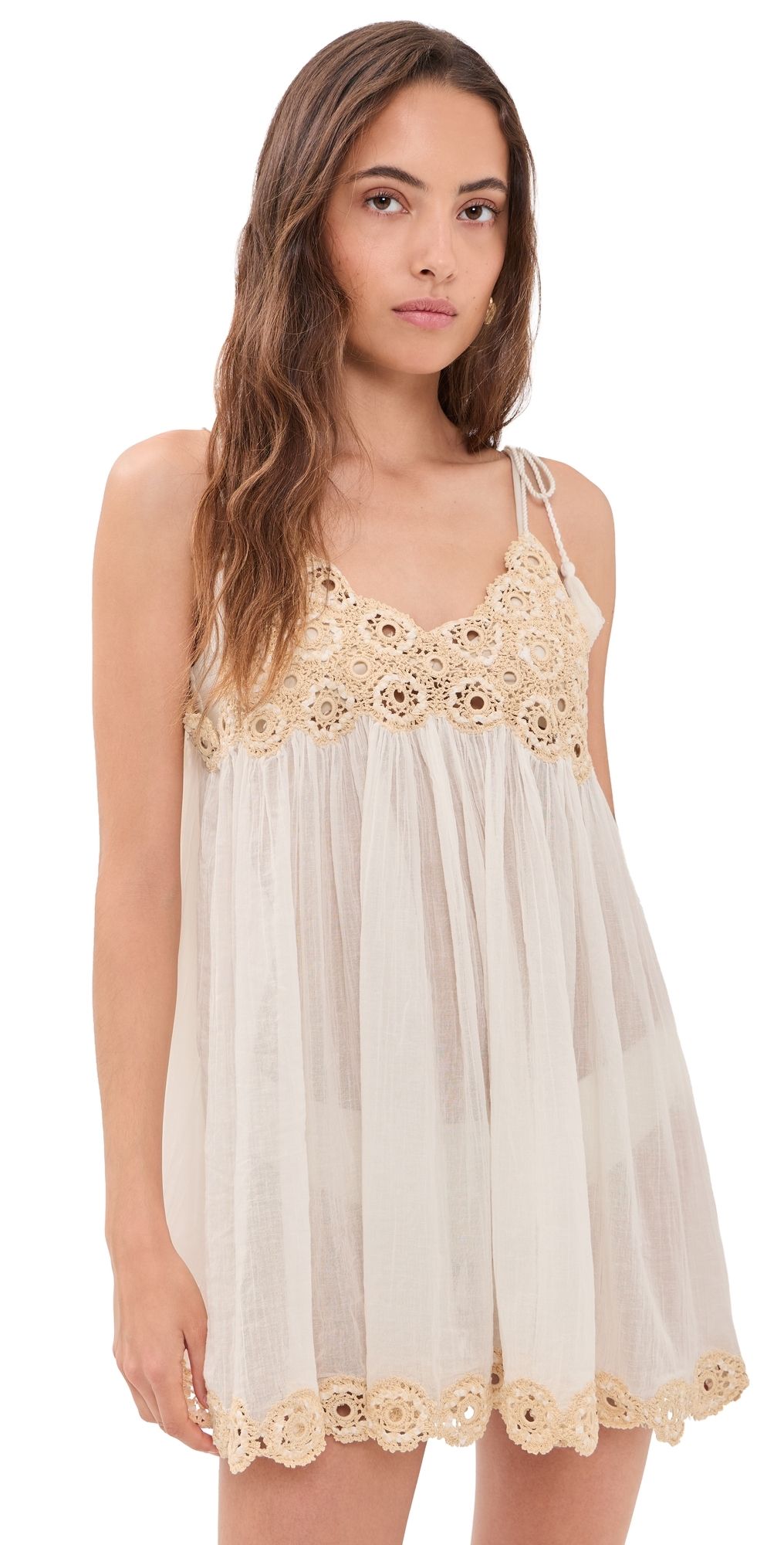 Ulla Johnson Tula Coverup Dress Creme XL