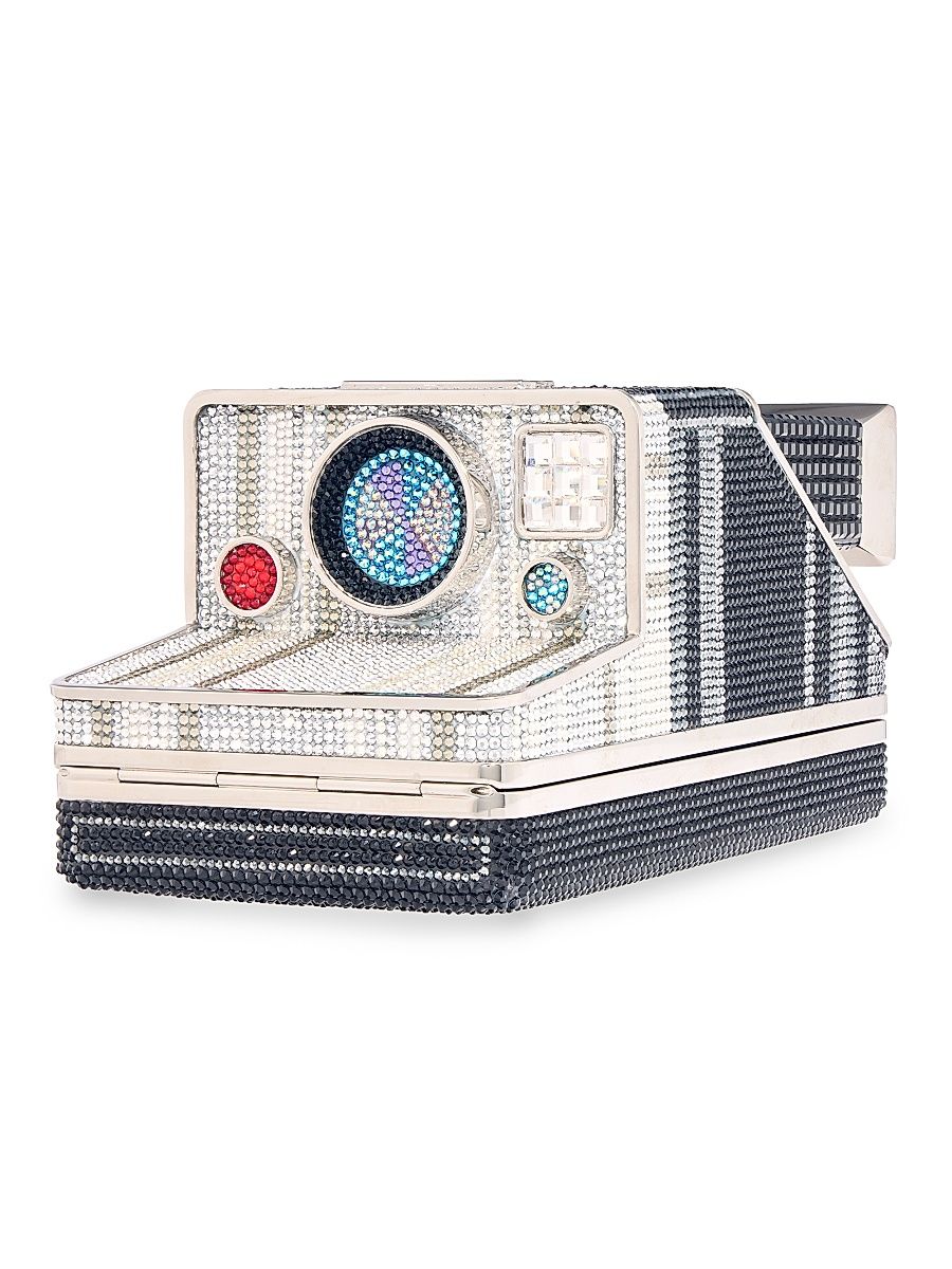 Women's Image Crystal Clutch - Silver Jet Multi