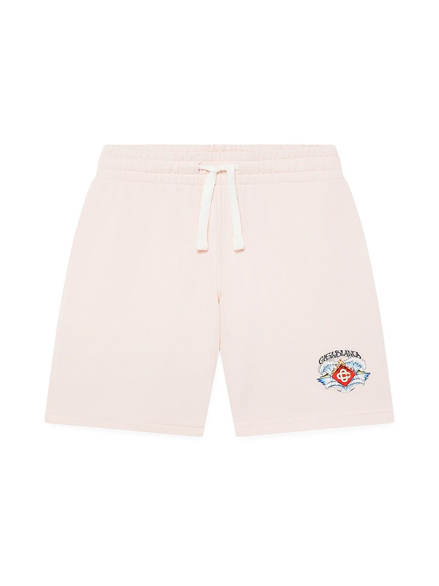 Little Girl's & Girl's Waves Sweatshorts - Pink - Size 13