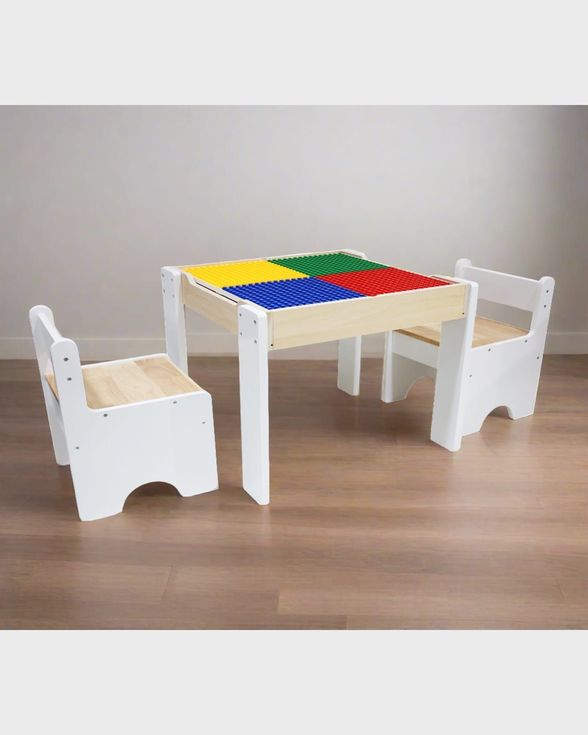 Kids Multi-Activity Table W/ Reversible Tabletop & Chairs Set
