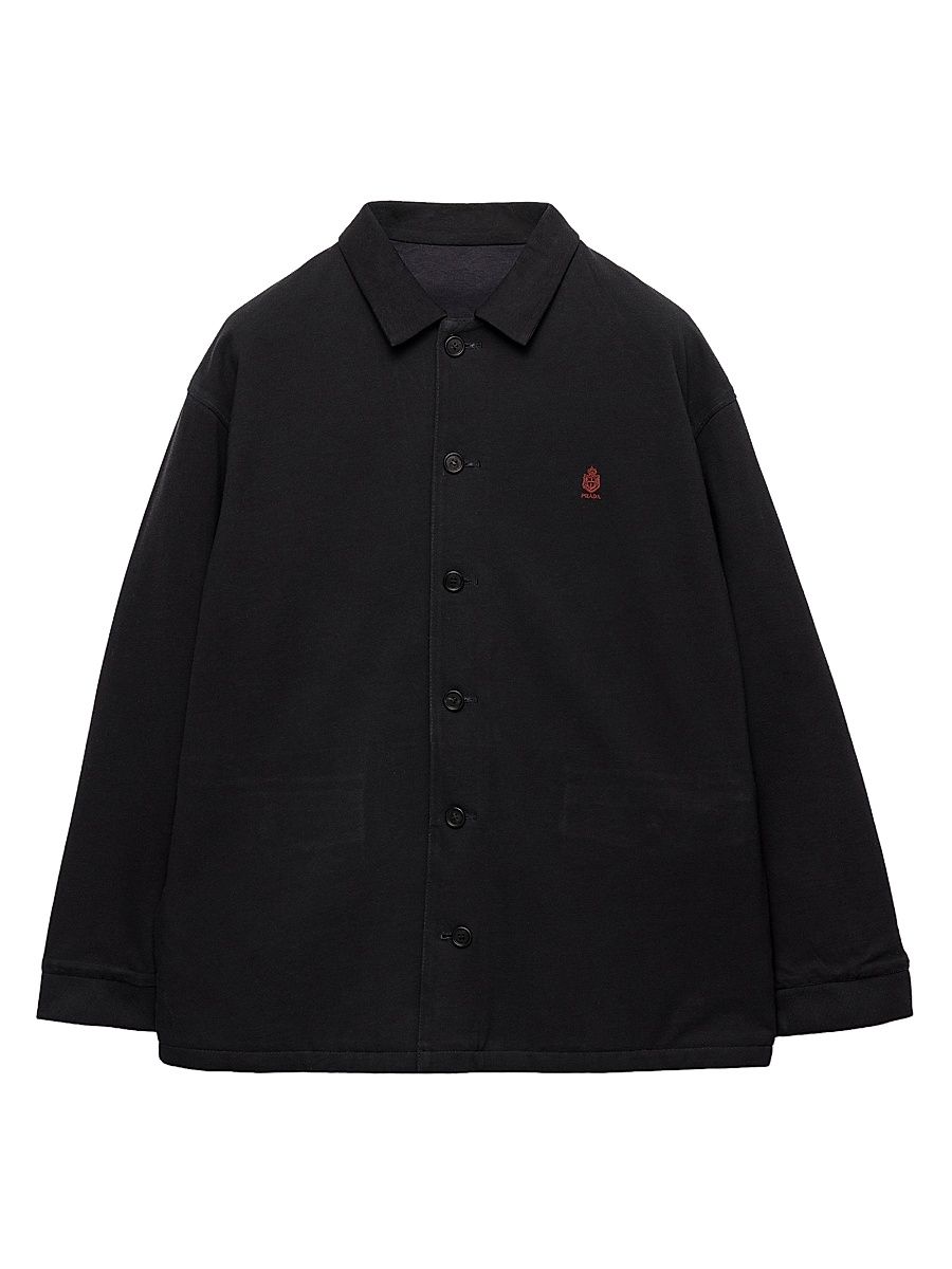 Men's Cotton Jacket - Black - Size Medium