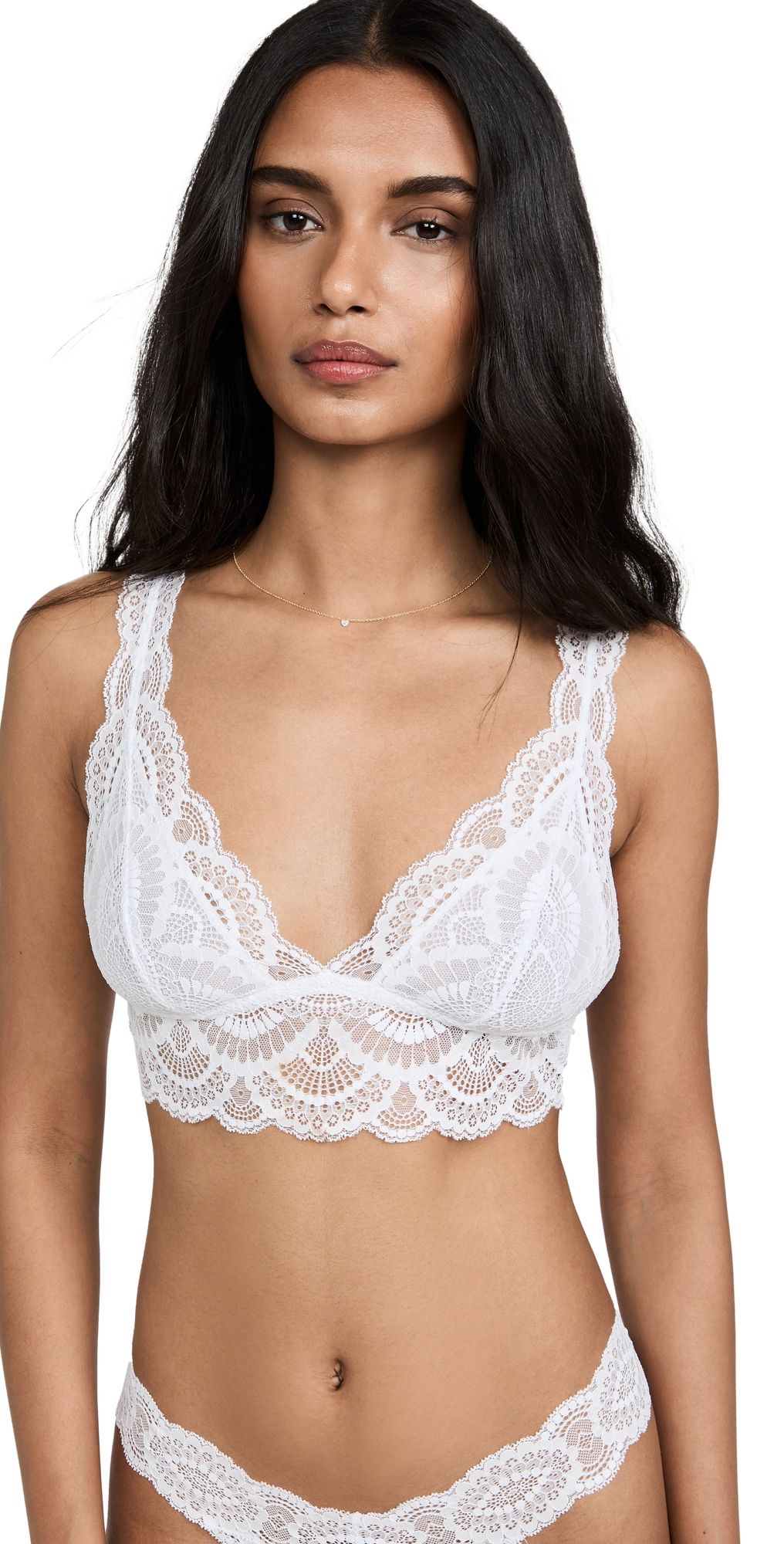 Eberjey The Mariana Whispers Bralette White XS