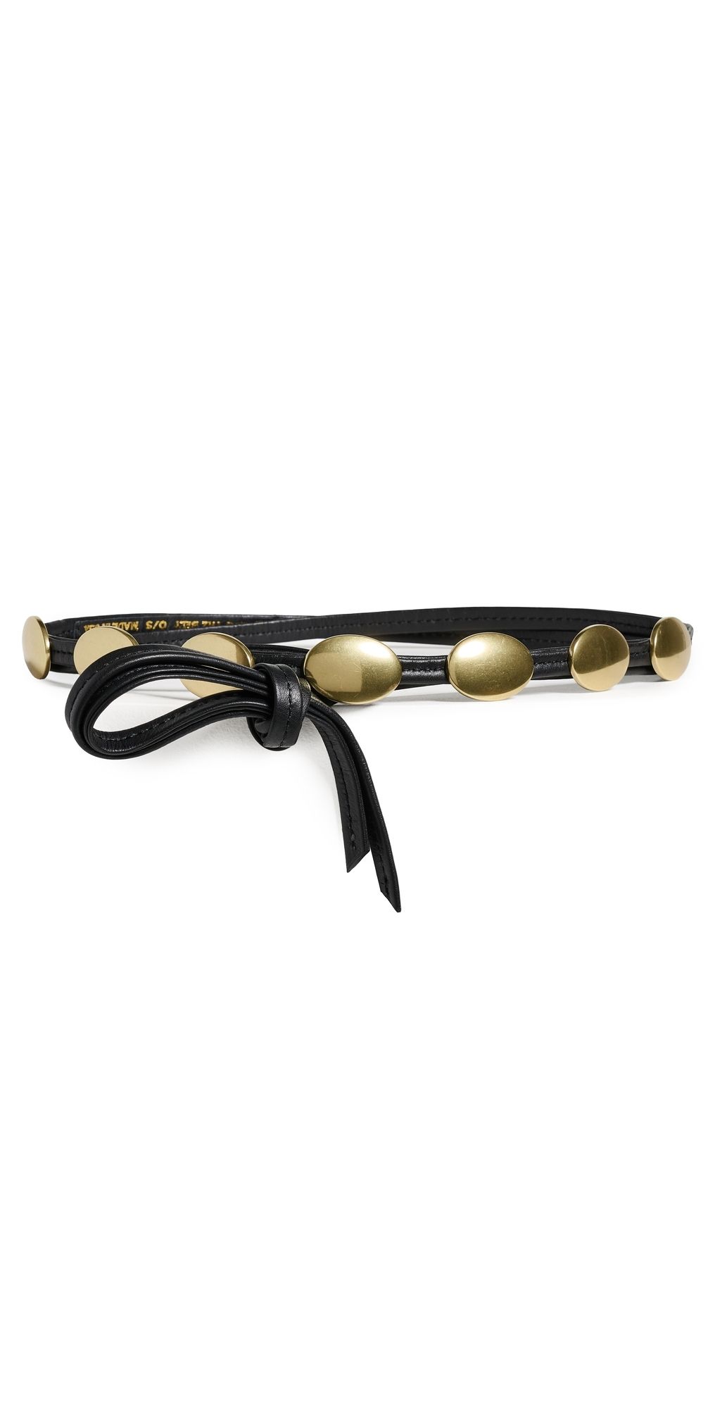 B-Low The Belt Myra Wrap Belt Black/Brass One Size