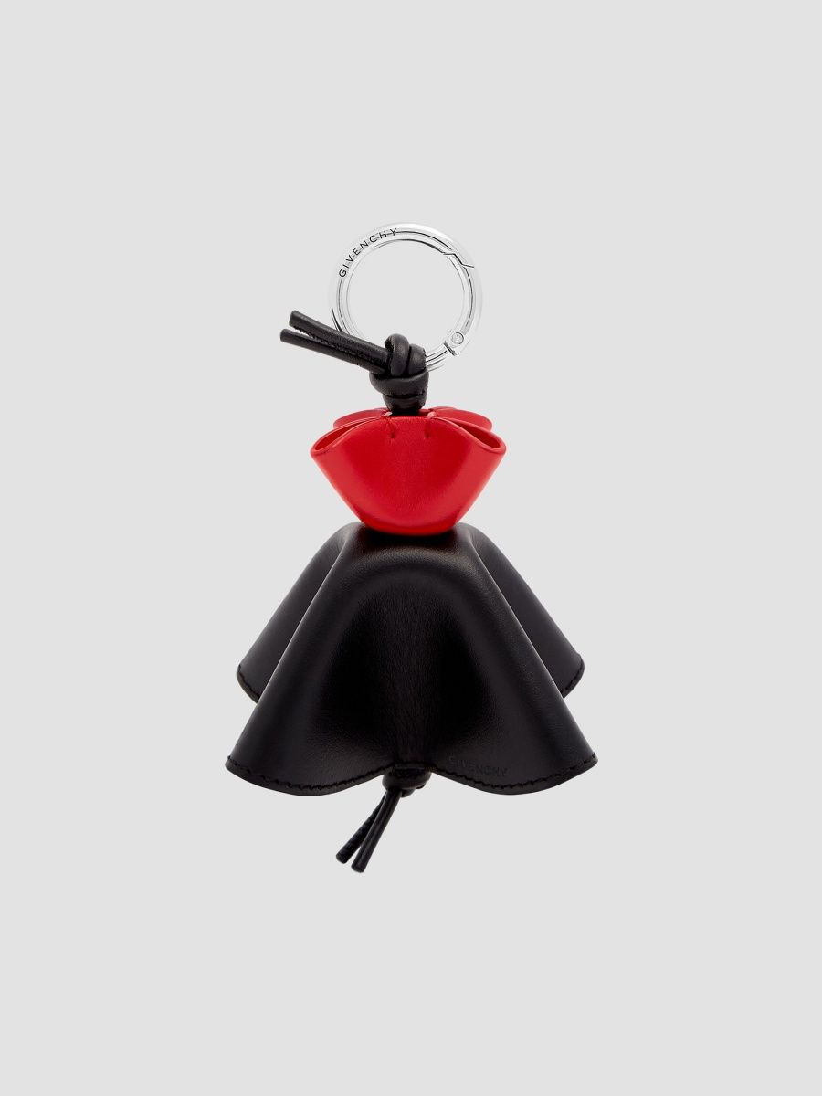 Givenchy Women's Bicolor Dancer Charm in Nappa Leather - Black Red