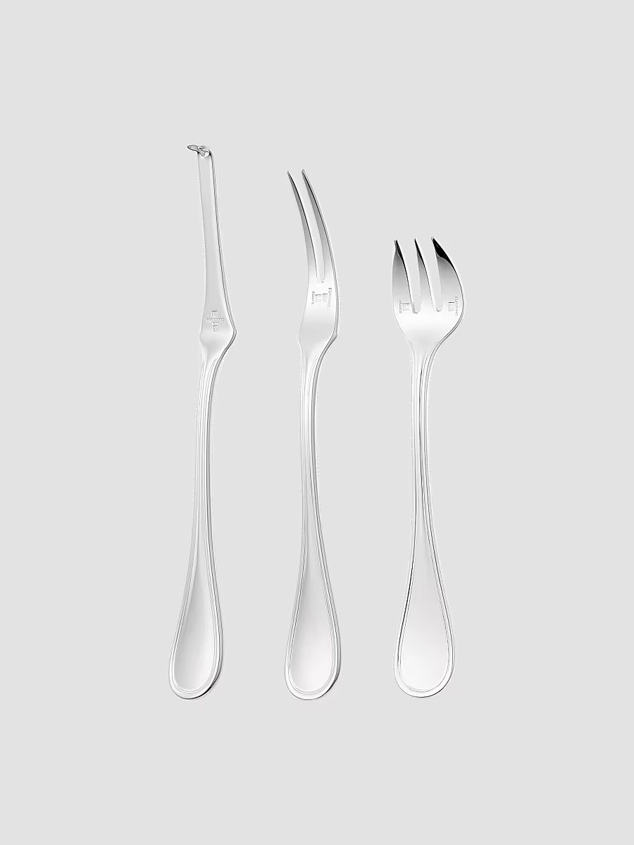 Christofle Albi Silverplated 7-Piece Seafood Set For 2