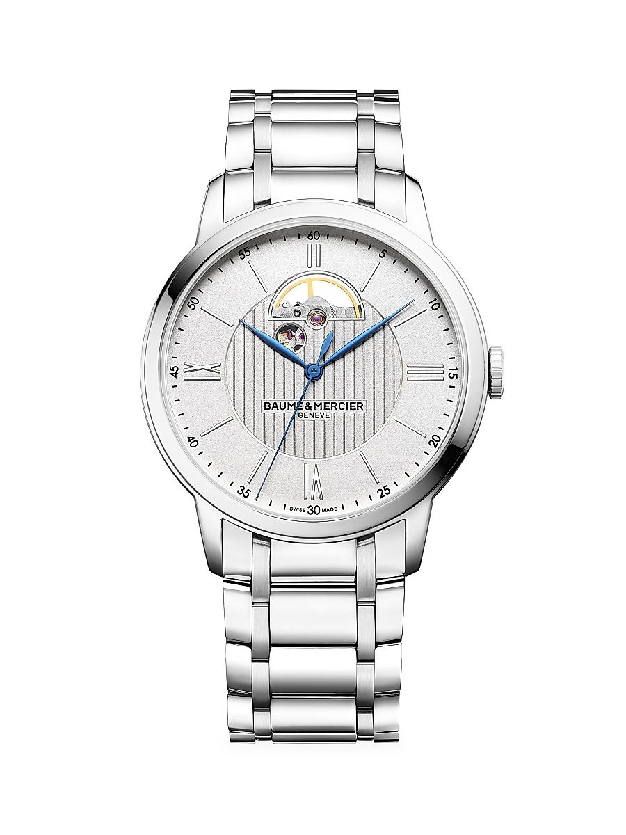 Women's Classima Stainless Steel Bracelet Open Balance Aperture Watch - Stainless Steel