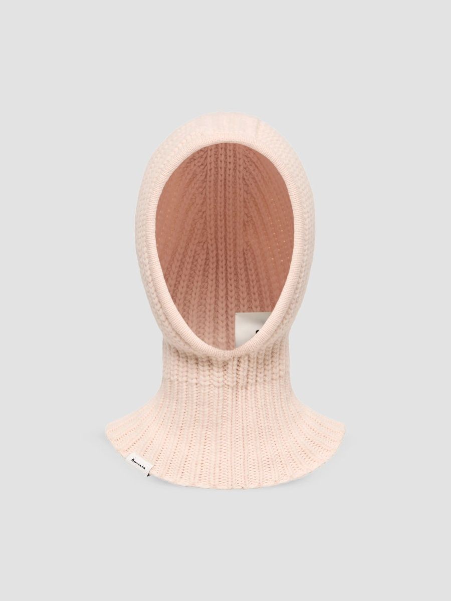 Moncler Women's Balaclava in Wool and Cashmere - Light Beige