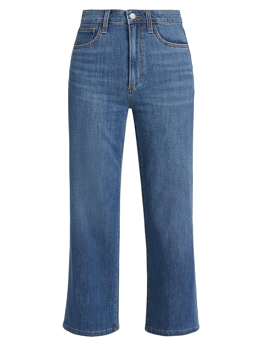 Women's The Blake Cropped Wide-Leg Jeans - Distraction - Size 24