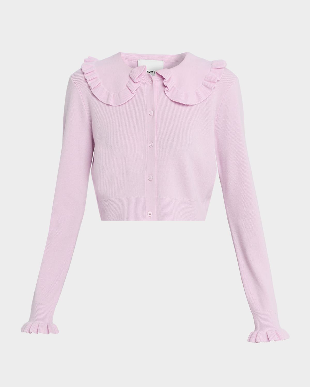 Kamomilla Ruffle-Trim Cardigan