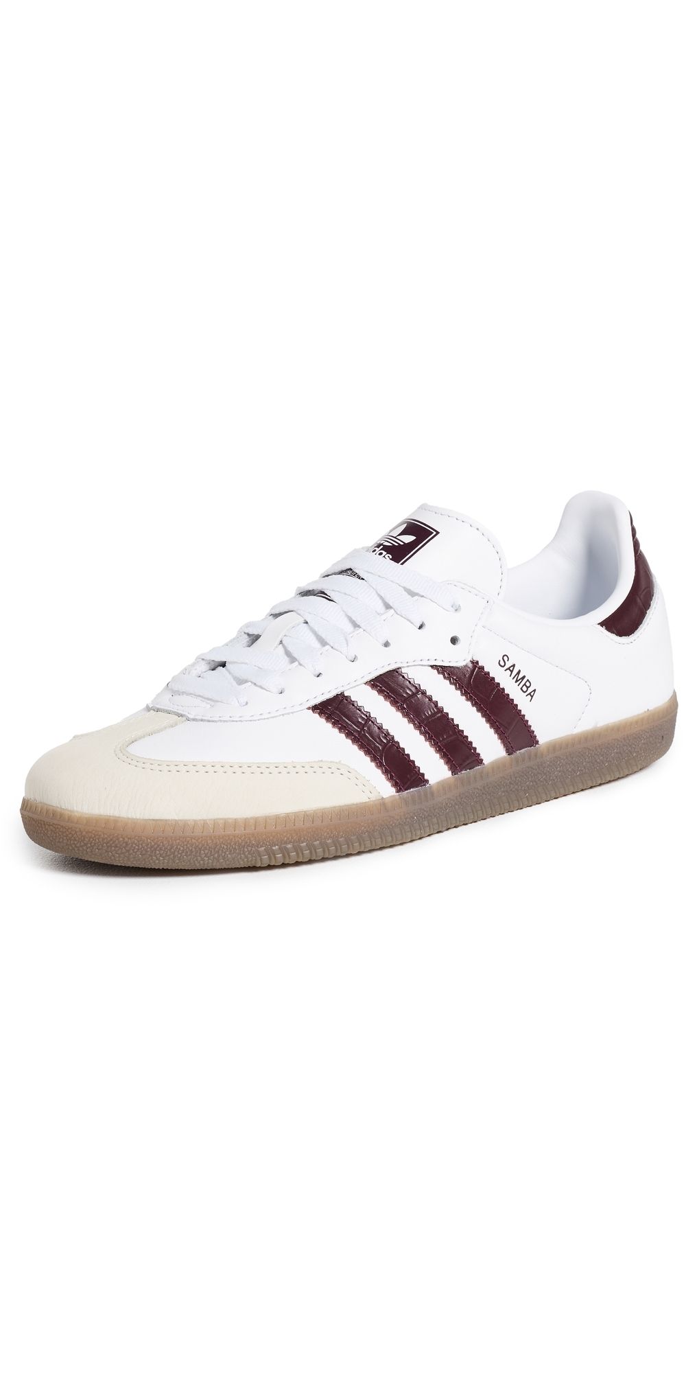adidas OG Samba Sneakers Ftwr White/Maroon/Gum 5 9.5