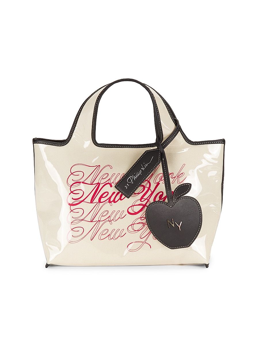 Women's Mini We Are NY Market Tote Bag - Ecru