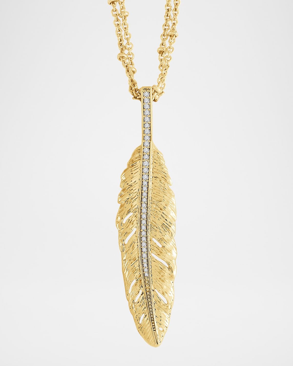 Feather Small Pendant Necklace